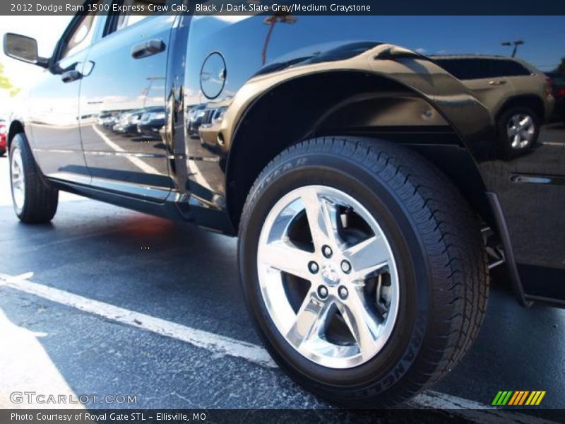 Black / Dark Slate Gray/Medium Graystone 2012 Dodge Ram 1500 Express Crew Cab