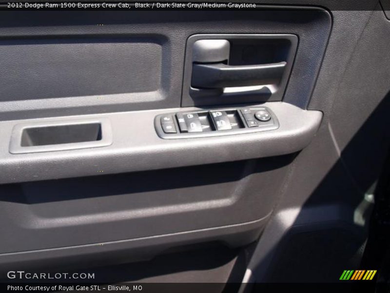 Black / Dark Slate Gray/Medium Graystone 2012 Dodge Ram 1500 Express Crew Cab
