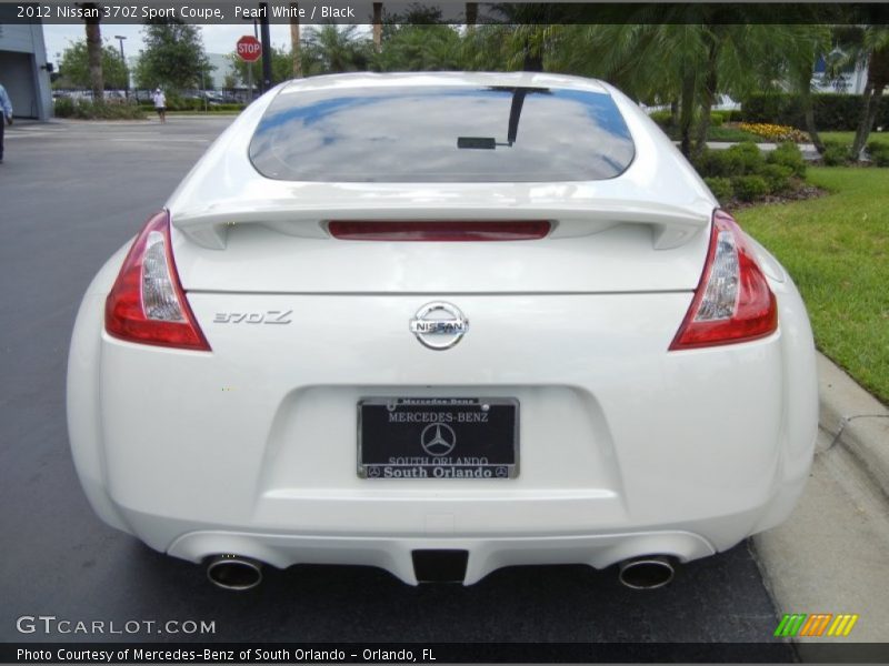 Pearl White / Black 2012 Nissan 370Z Sport Coupe