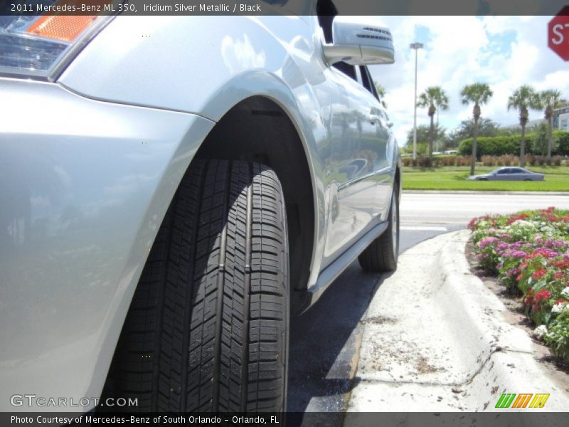 Iridium Silver Metallic / Black 2011 Mercedes-Benz ML 350