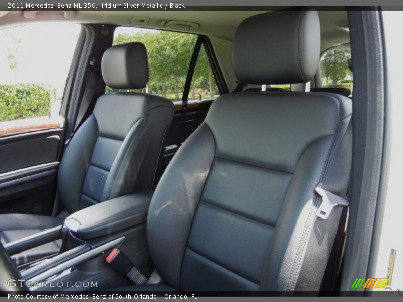 Iridium Silver Metallic / Black 2011 Mercedes-Benz ML 350