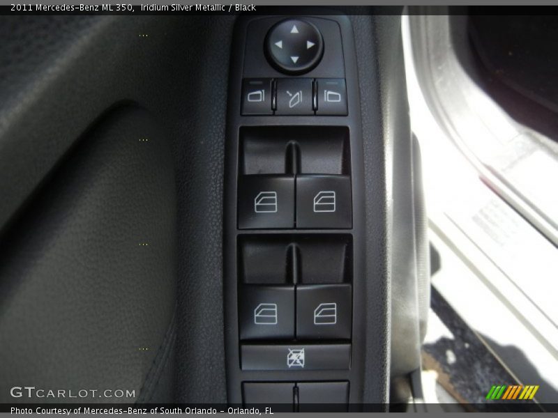 Iridium Silver Metallic / Black 2011 Mercedes-Benz ML 350