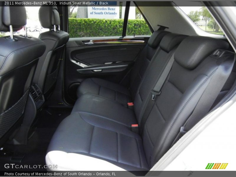 Iridium Silver Metallic / Black 2011 Mercedes-Benz ML 350