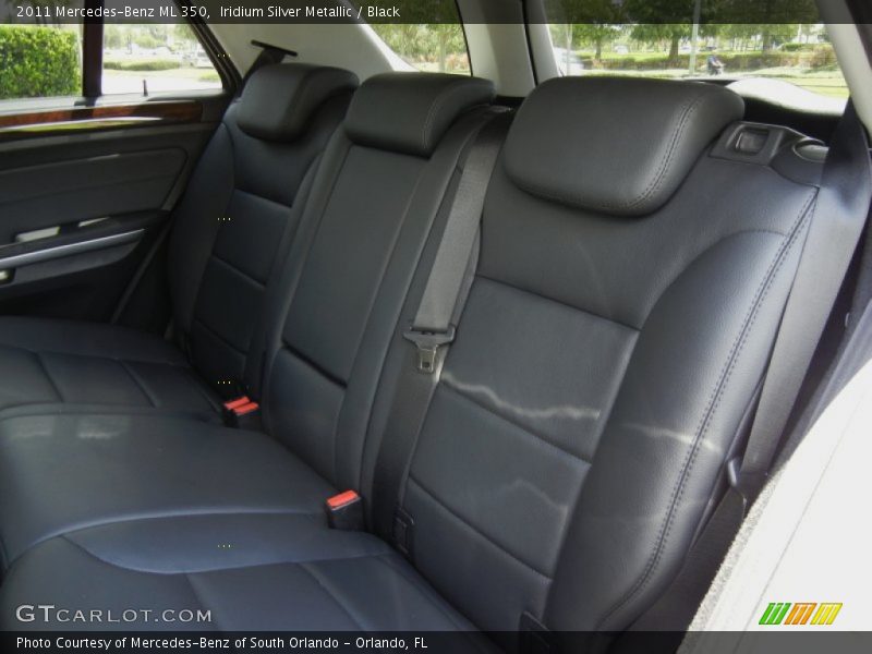 Iridium Silver Metallic / Black 2011 Mercedes-Benz ML 350