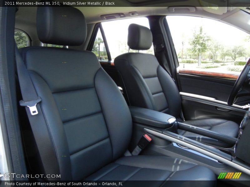 Iridium Silver Metallic / Black 2011 Mercedes-Benz ML 350