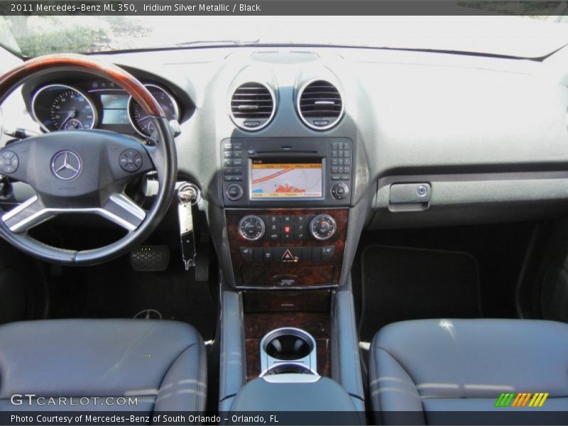 Iridium Silver Metallic / Black 2011 Mercedes-Benz ML 350
