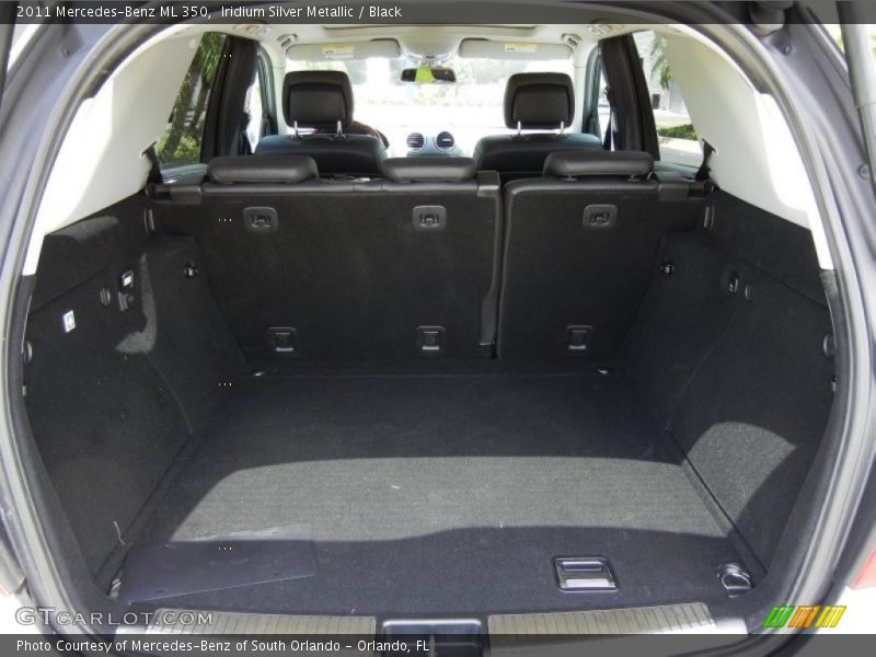 Iridium Silver Metallic / Black 2011 Mercedes-Benz ML 350