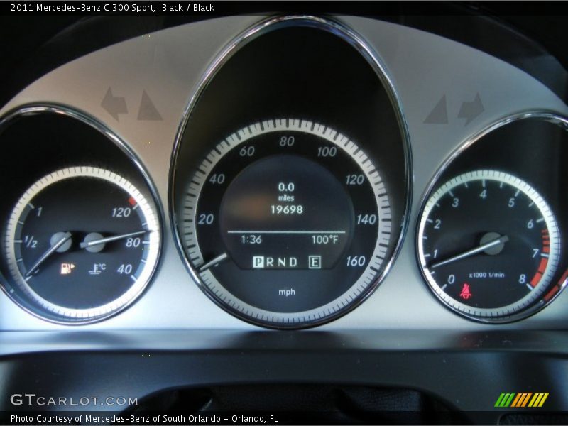 Black / Black 2011 Mercedes-Benz C 300 Sport