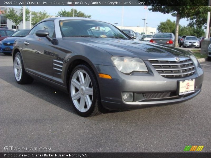 Machine Grey / Dark Slate Grey/Medium Slate Grey 2005 Chrysler Crossfire Limited Coupe