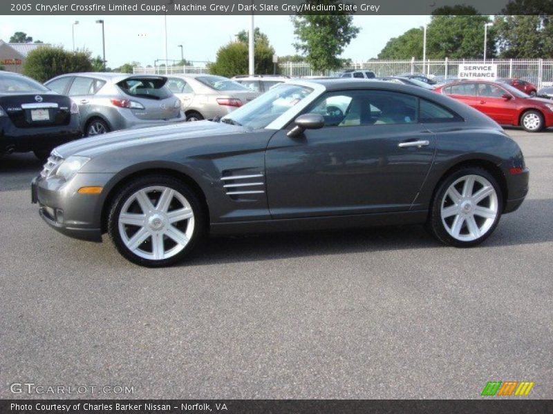 Machine Grey / Dark Slate Grey/Medium Slate Grey 2005 Chrysler Crossfire Limited Coupe
