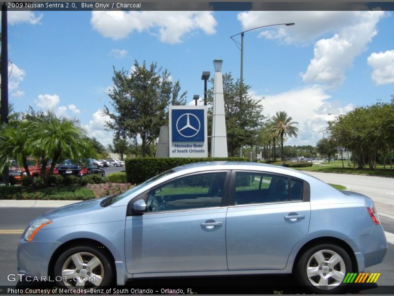 Blue Onyx / Charcoal 2009 Nissan Sentra 2.0