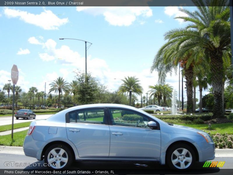 Blue Onyx / Charcoal 2009 Nissan Sentra 2.0