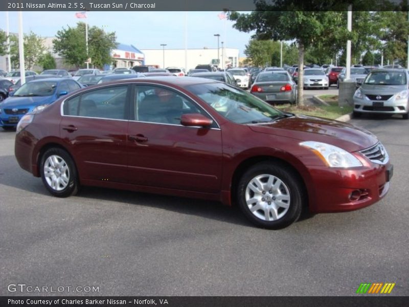 Tuscan Sun / Charcoal 2011 Nissan Altima 2.5 S