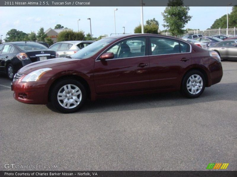 Tuscan Sun / Charcoal 2011 Nissan Altima 2.5 S