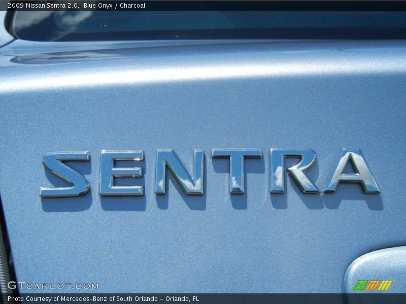 Blue Onyx / Charcoal 2009 Nissan Sentra 2.0