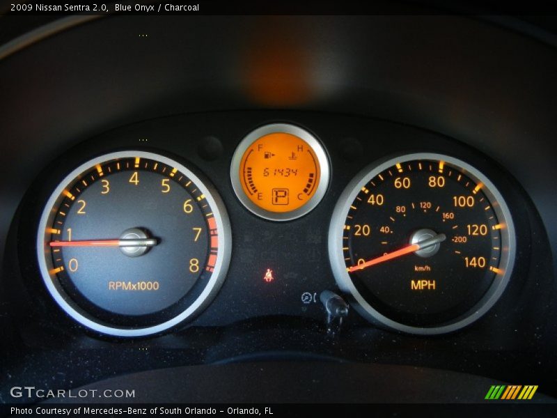 Blue Onyx / Charcoal 2009 Nissan Sentra 2.0