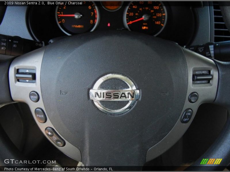 Blue Onyx / Charcoal 2009 Nissan Sentra 2.0