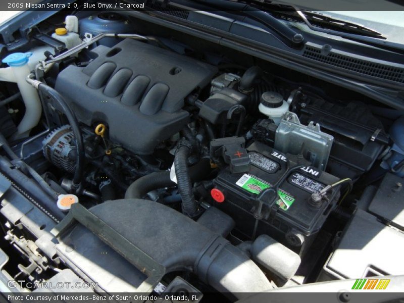 Blue Onyx / Charcoal 2009 Nissan Sentra 2.0