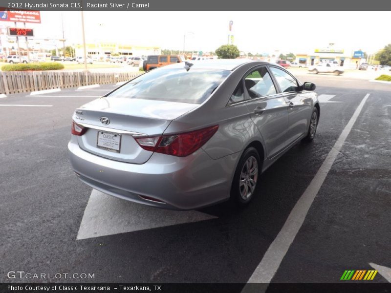 Radiant Silver / Camel 2012 Hyundai Sonata GLS