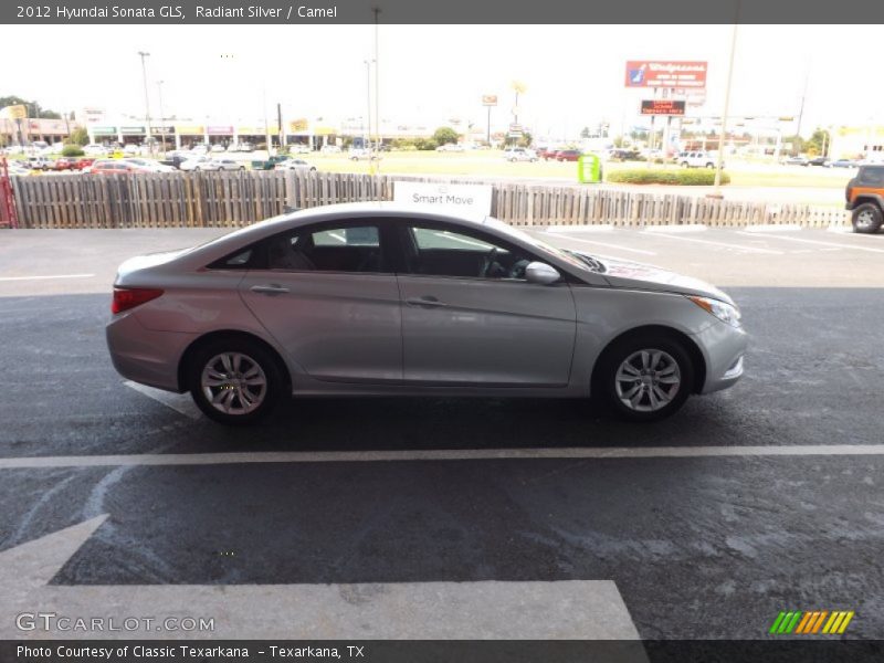 Radiant Silver / Camel 2012 Hyundai Sonata GLS