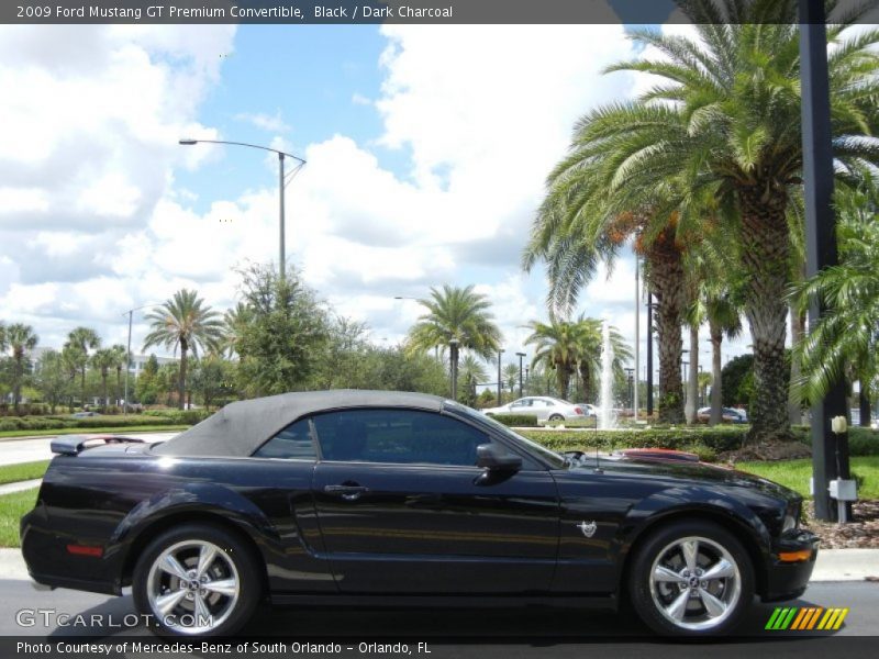 Black / Dark Charcoal 2009 Ford Mustang GT Premium Convertible