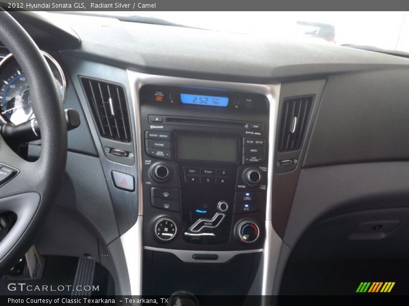 Radiant Silver / Camel 2012 Hyundai Sonata GLS