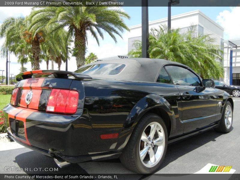 Black / Dark Charcoal 2009 Ford Mustang GT Premium Convertible