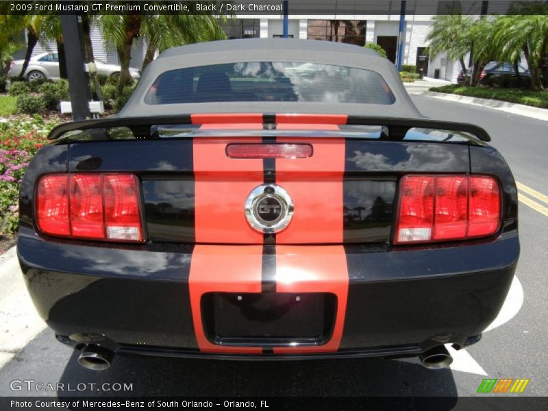 Black / Dark Charcoal 2009 Ford Mustang GT Premium Convertible