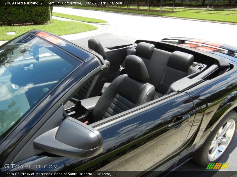 Black / Dark Charcoal 2009 Ford Mustang GT Premium Convertible