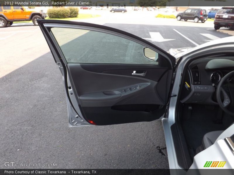 Radiant Silver / Camel 2012 Hyundai Sonata GLS