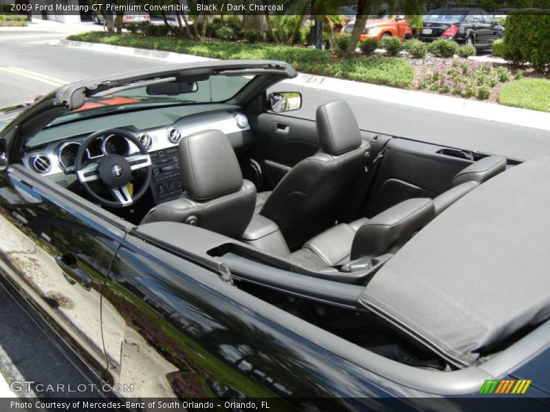 Black / Dark Charcoal 2009 Ford Mustang GT Premium Convertible