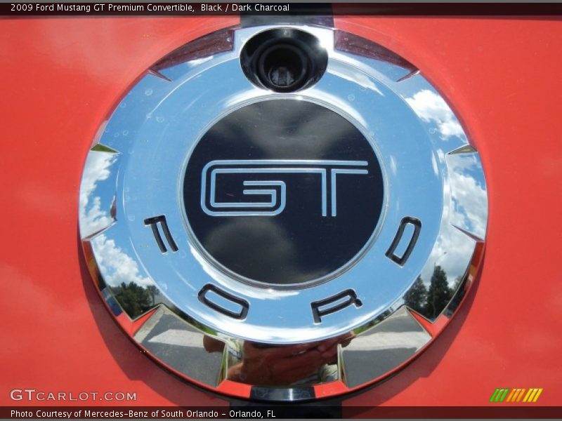 Black / Dark Charcoal 2009 Ford Mustang GT Premium Convertible