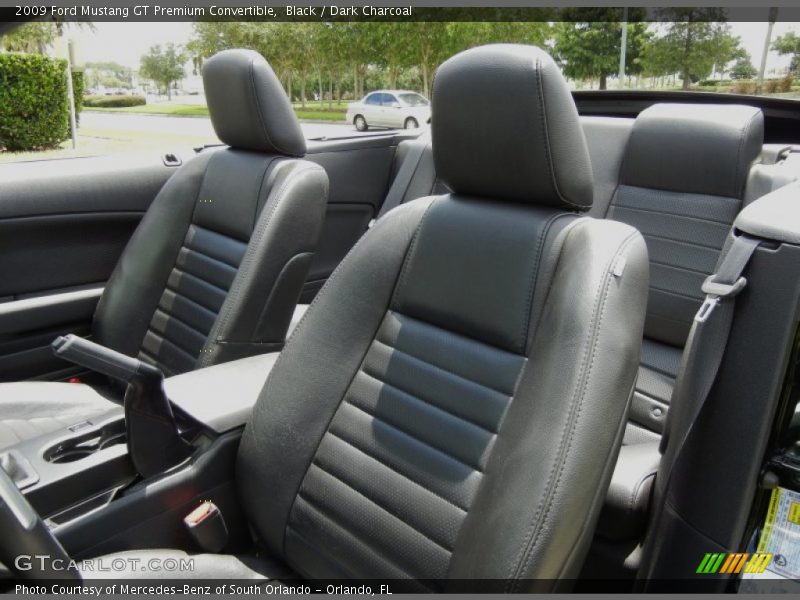 Black / Dark Charcoal 2009 Ford Mustang GT Premium Convertible