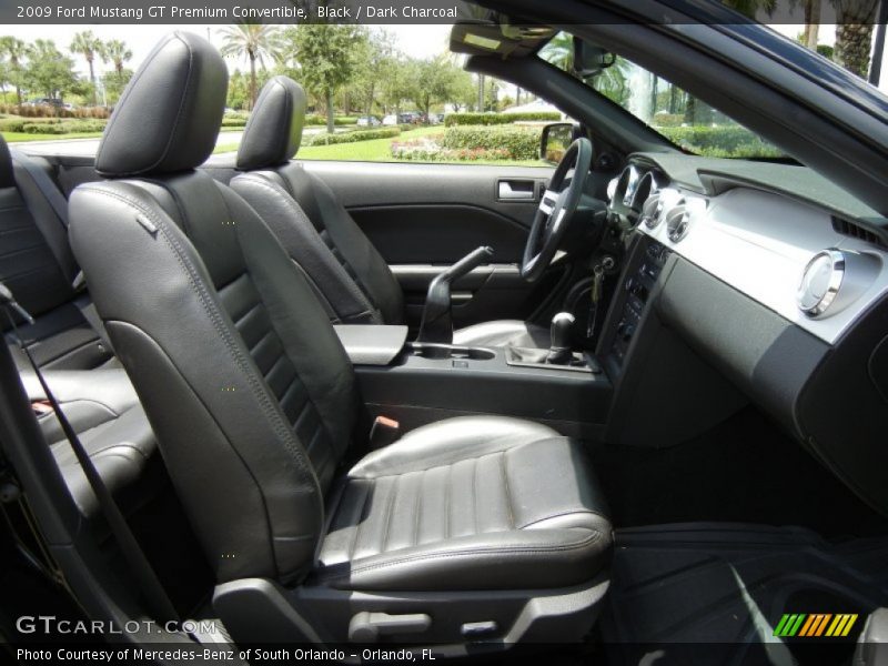 Black / Dark Charcoal 2009 Ford Mustang GT Premium Convertible