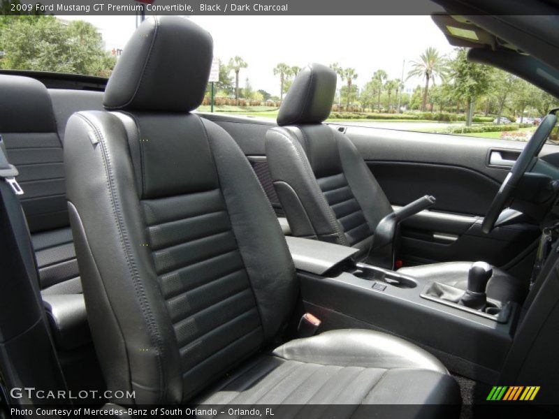 Black / Dark Charcoal 2009 Ford Mustang GT Premium Convertible