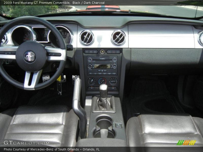 Black / Dark Charcoal 2009 Ford Mustang GT Premium Convertible