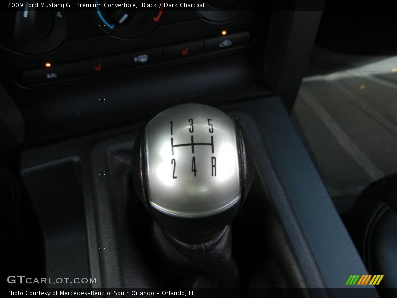 Black / Dark Charcoal 2009 Ford Mustang GT Premium Convertible