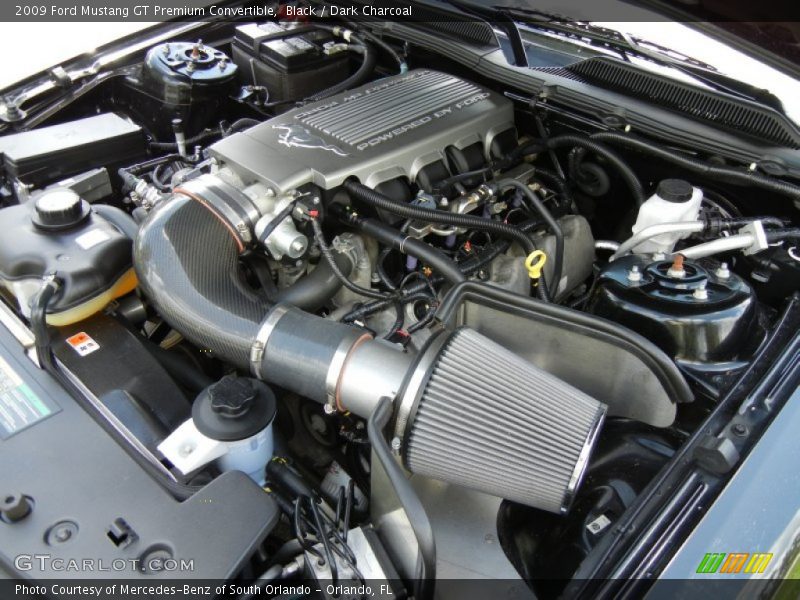 Black / Dark Charcoal 2009 Ford Mustang GT Premium Convertible