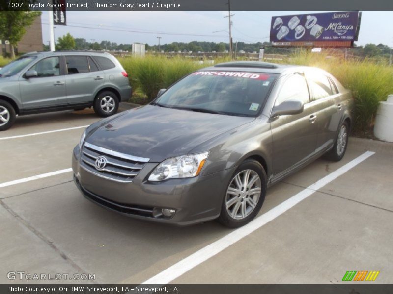 Phantom Gray Pearl / Graphite 2007 Toyota Avalon Limited