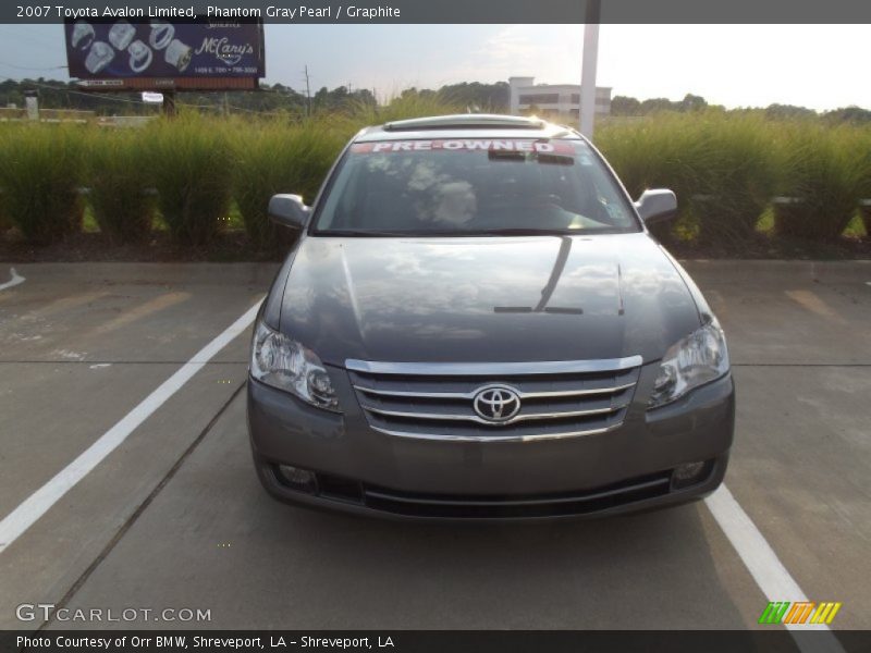 Phantom Gray Pearl / Graphite 2007 Toyota Avalon Limited