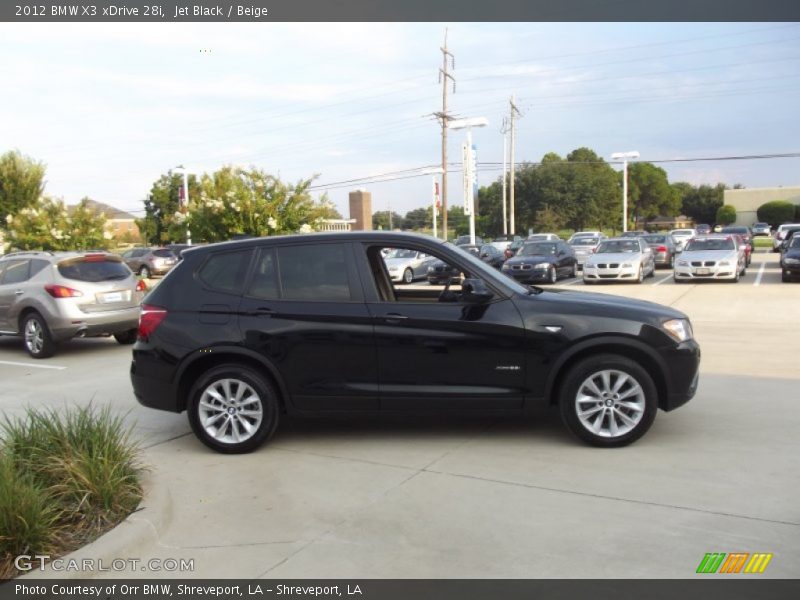Jet Black / Beige 2012 BMW X3 xDrive 28i