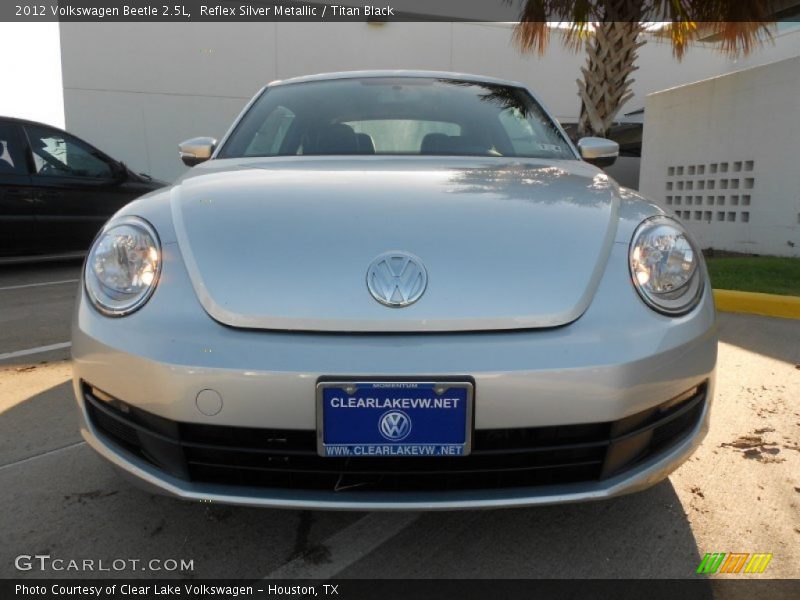 Reflex Silver Metallic / Titan Black 2012 Volkswagen Beetle 2.5L