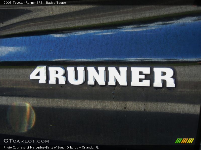 Black / Taupe 2003 Toyota 4Runner SR5