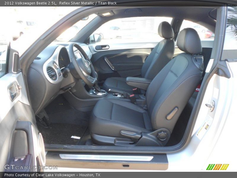 Reflex Silver Metallic / Titan Black 2012 Volkswagen Beetle 2.5L