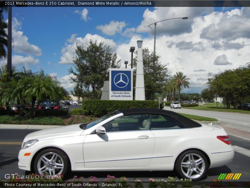 Diamond White Metallic / Almond/Mocha 2013 Mercedes-Benz E 350 Cabriolet