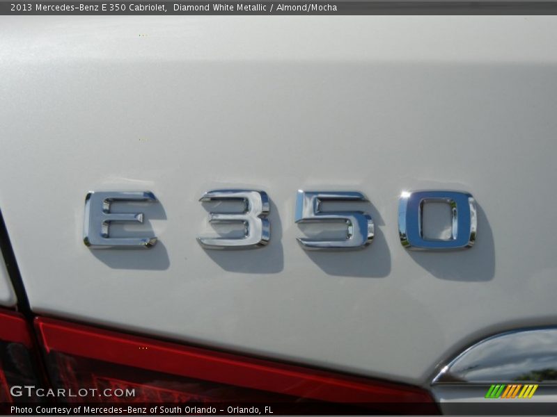 Diamond White Metallic / Almond/Mocha 2013 Mercedes-Benz E 350 Cabriolet