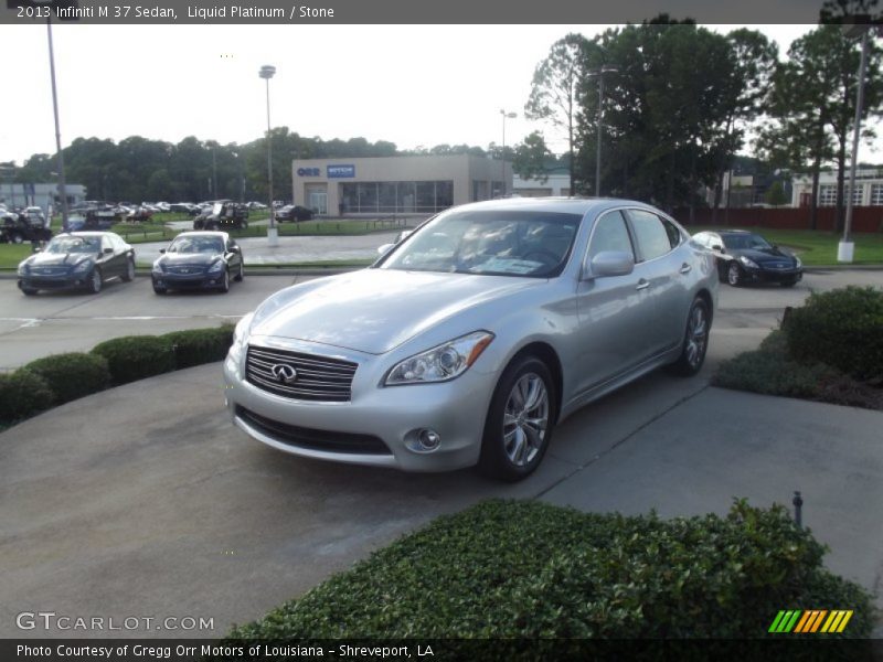 Liquid Platinum / Stone 2013 Infiniti M 37 Sedan