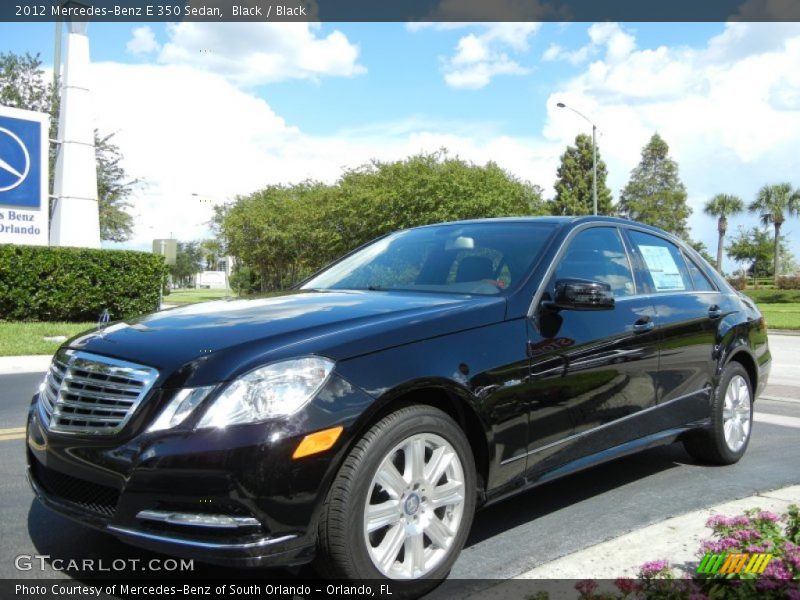 Front 3/4 View of 2012 E 350 Sedan