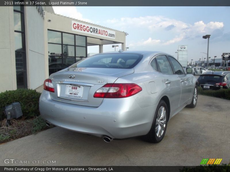 Liquid Platinum / Stone 2013 Infiniti M 37 Sedan