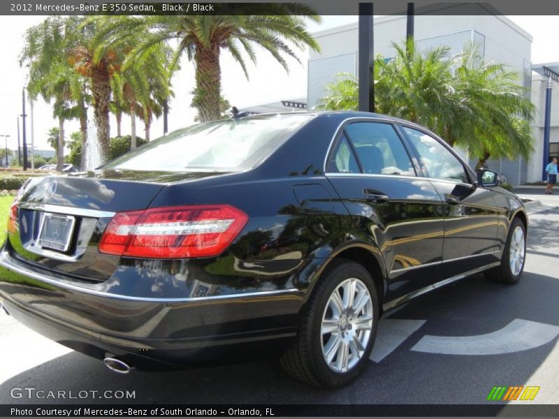 Black / Black 2012 Mercedes-Benz E 350 Sedan